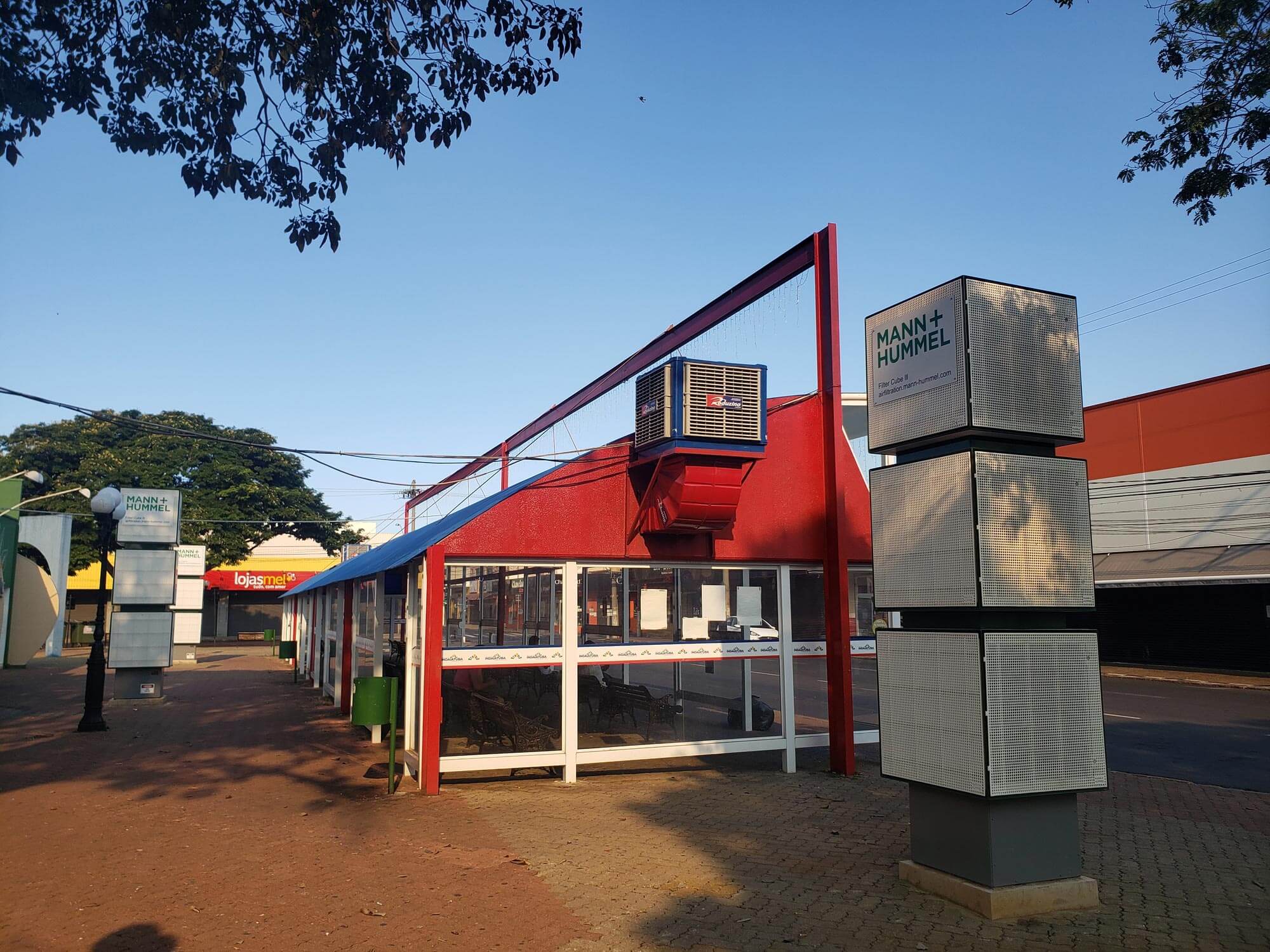 Bus stop in Indaiatuba