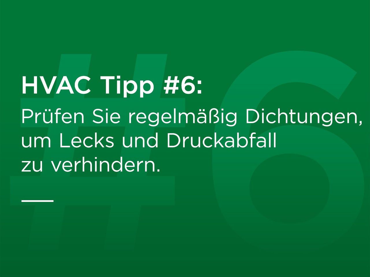 Dichtungswartung